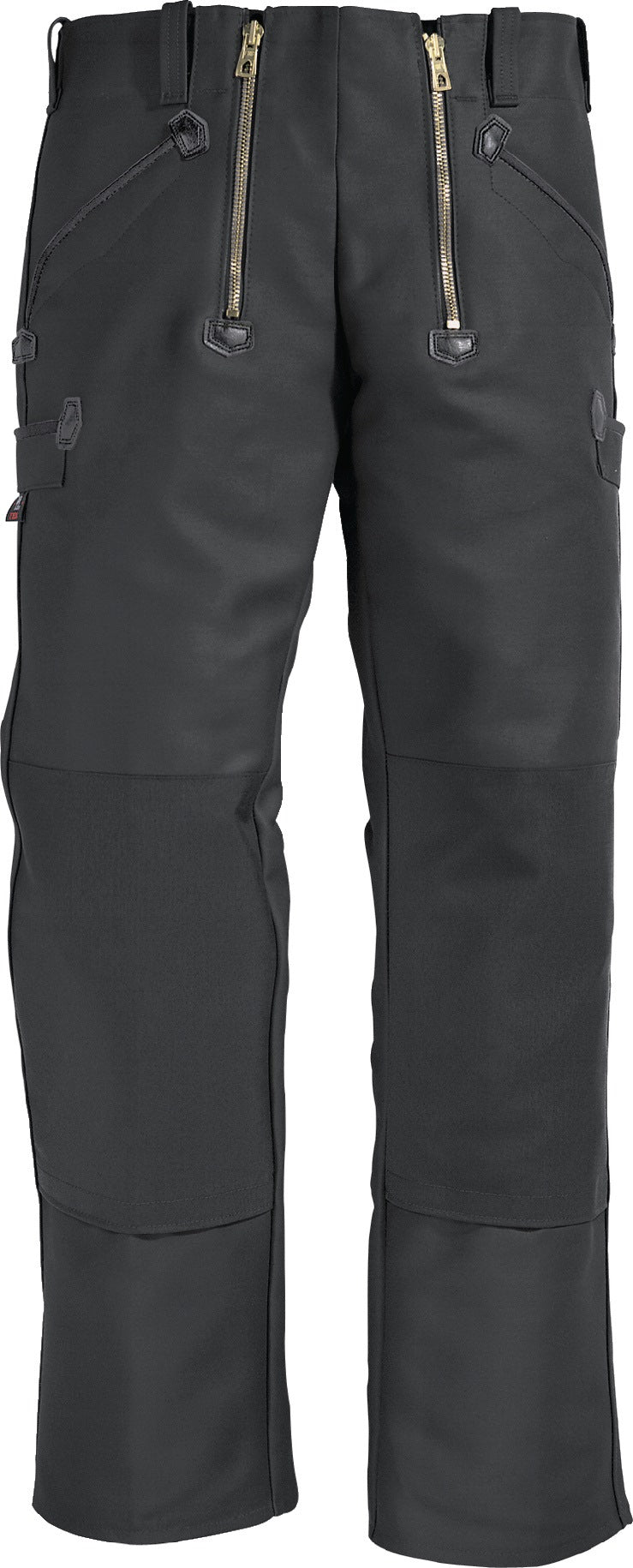 FHB Zunfthose KLAUS Schwarz Gr. 46 – Zwirn-Doppel-Pilot, 520 g/m², CORDURA®-Knietaschen