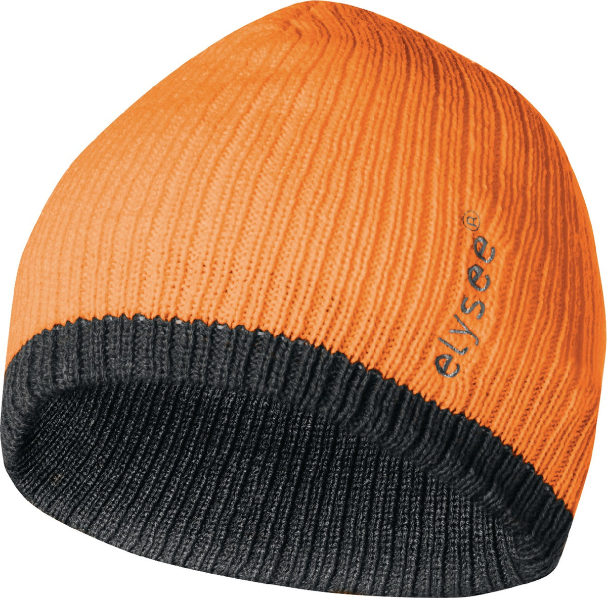 ELYSEE Strickmütze Georg mit Thinsulate™-Einlage – Universal Orange/Grau