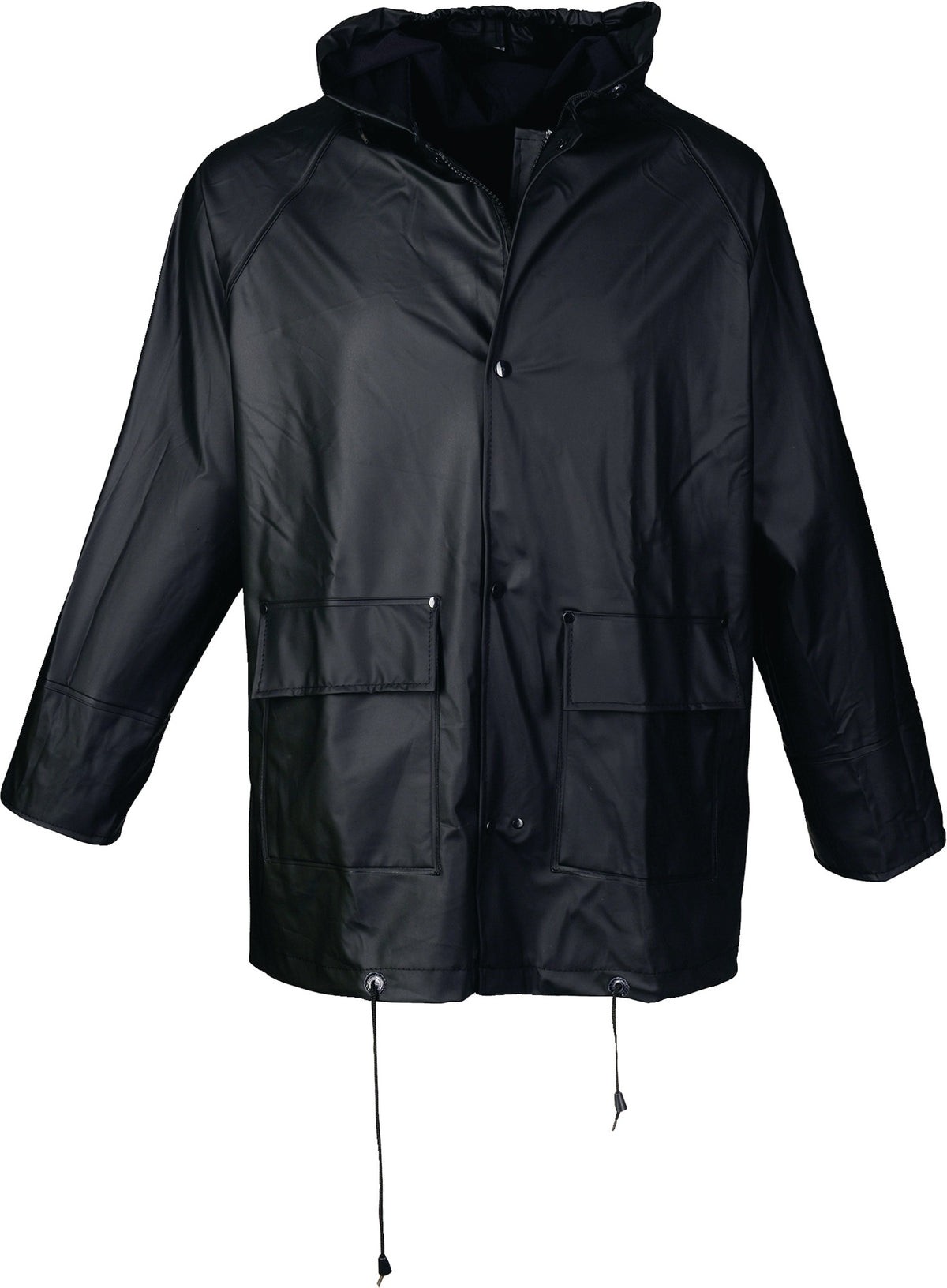 ASATEX PU Regenschutzjacke Gr. S gelb – winddicht, wasserdicht, EN 343 Kl. 3/1