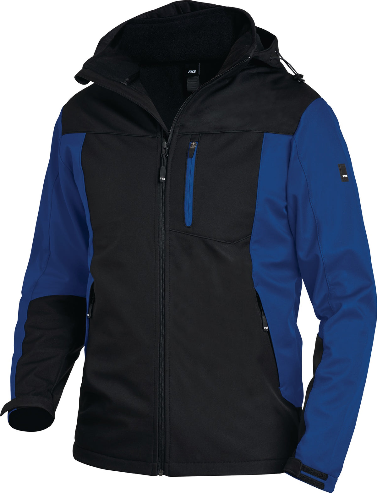 FHB Softshelljacke JANNIK Gr. M anthrazit/schwarz – wasserabweisend, winddicht, atmungsaktiv