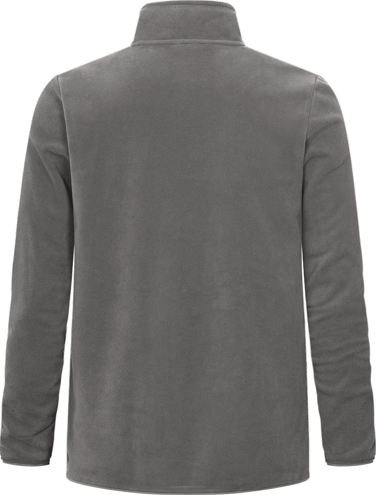PROMODORO Fleece Troyer Herren black – Recycelter Polyester-Fleecepullover mit Stehkragen