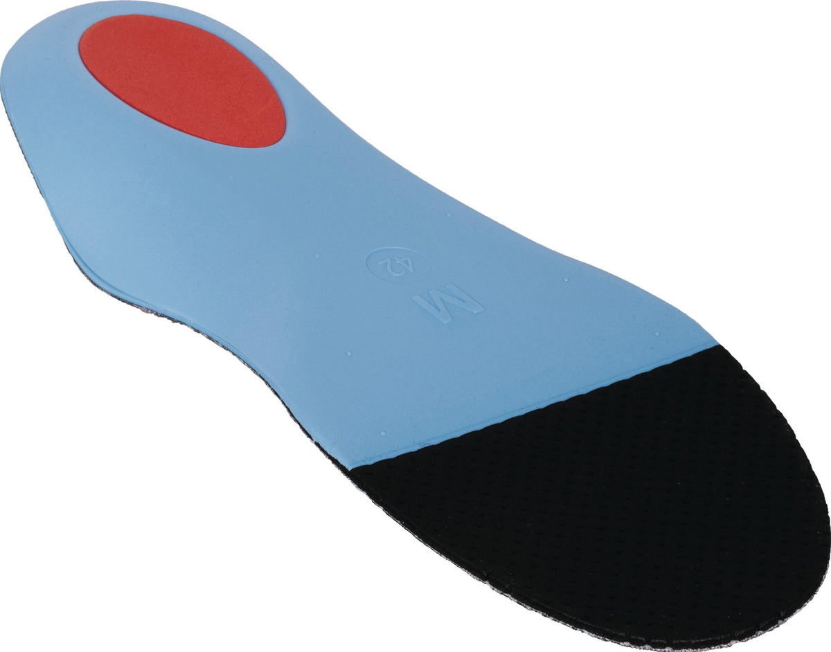 Einlegesohle SECOSOL COMPLETE+ MID Gr.35 schwarz/blau – Stabilität & Dämpfung im Sicherheitsschuh