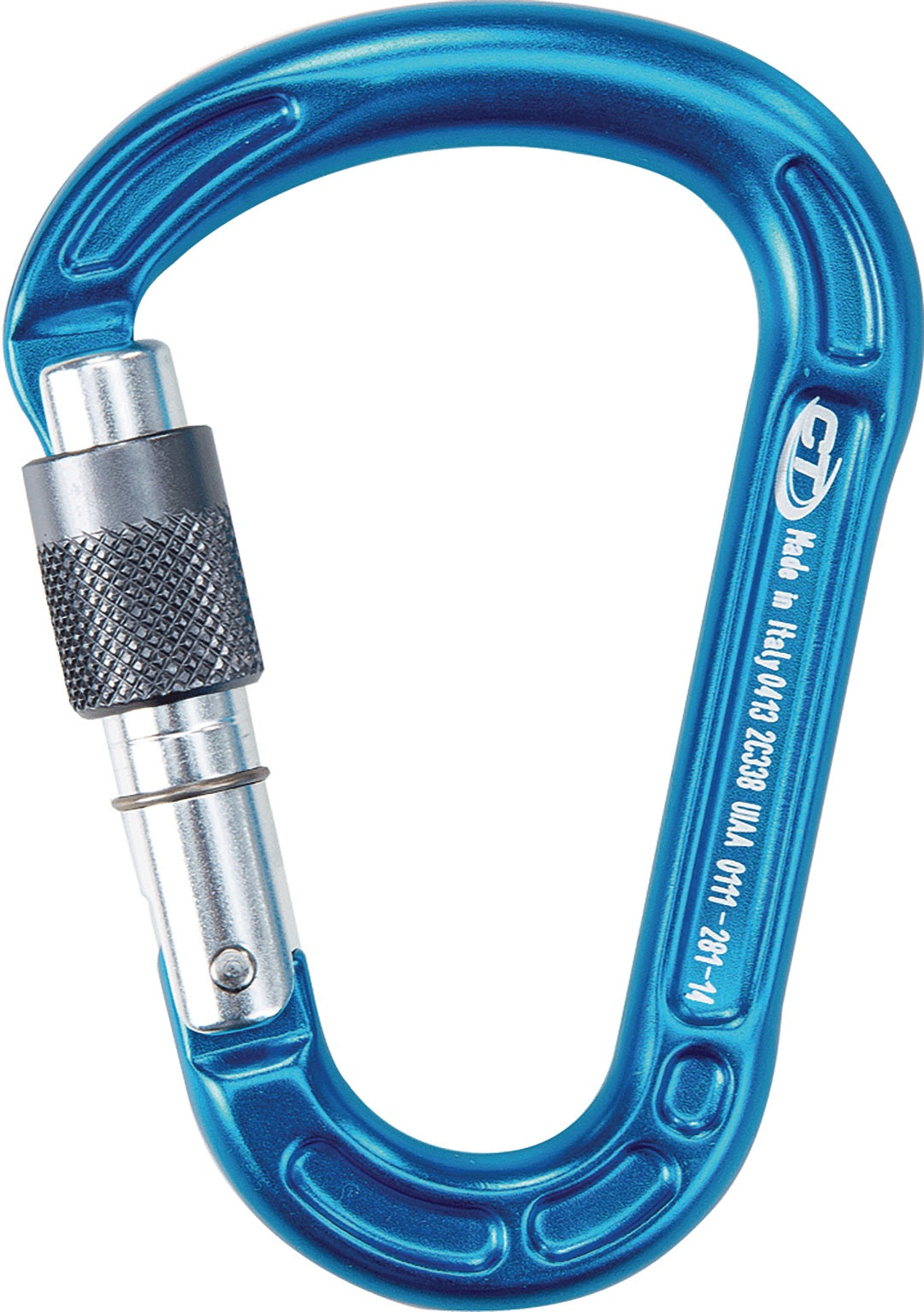 SKYLOTEC HMS-Karabiner LARGE STEEL verzinkter Stahl EN 362 Kl. M mit Triplexverschluss