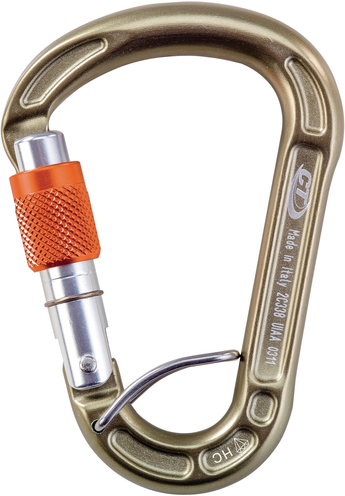 SKYLOTEC HMS-Karabiner LARGE STEEL verzinkter Stahl EN 362 Kl. M mit Triplexverschluss