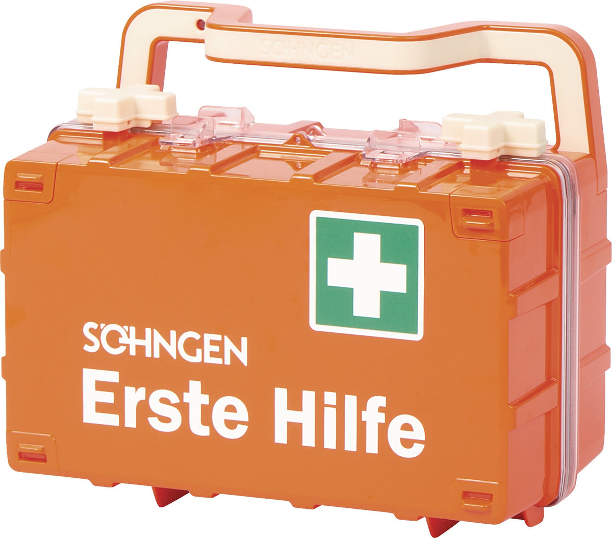 Erste Hilfe Koffer DYNAMIC-GLOW L von SÖHNGEN – DIN 13169, orange, ABS-Kunststoff