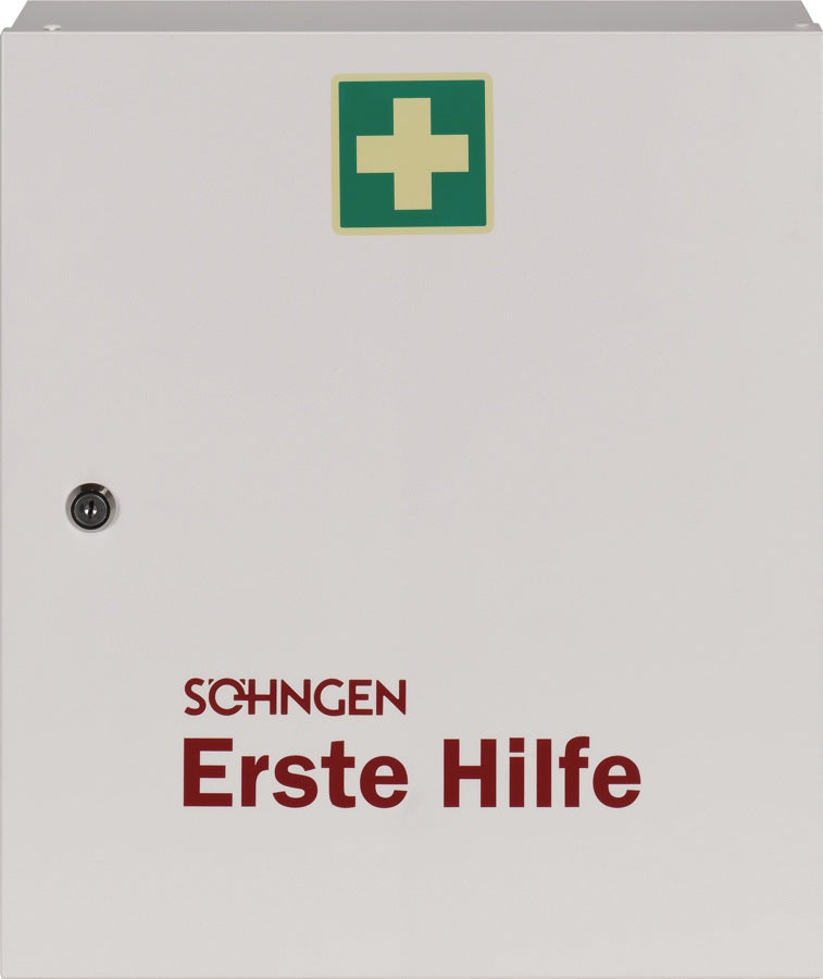 SÖHNGEN Verbandschrank BONN B402xH462xT112 mm weiß 1-türig mit Sicherheitsschloss