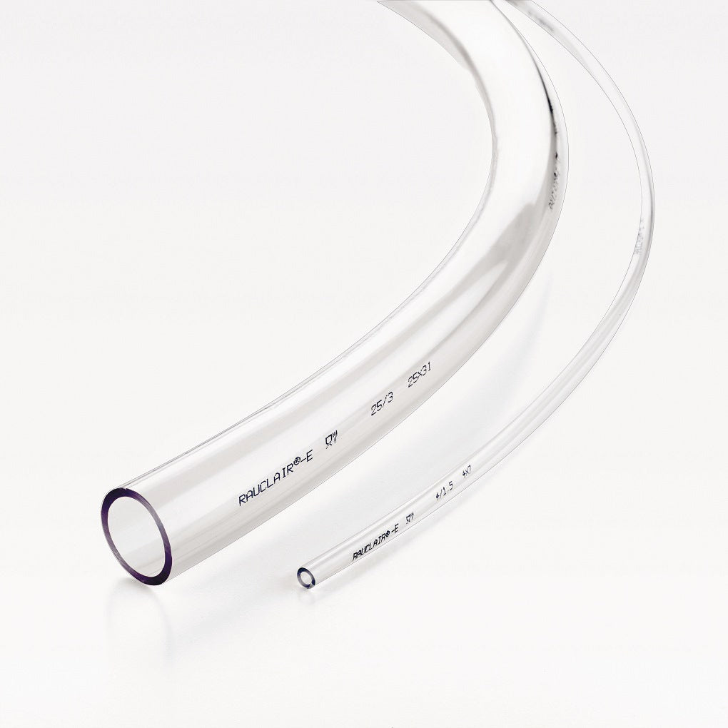 REHAU PVC-Schlauch RAUCLAIR-E 6 mm x 9 mm, 100 m Rolle, transparent, für Lebensmittel & Industrie