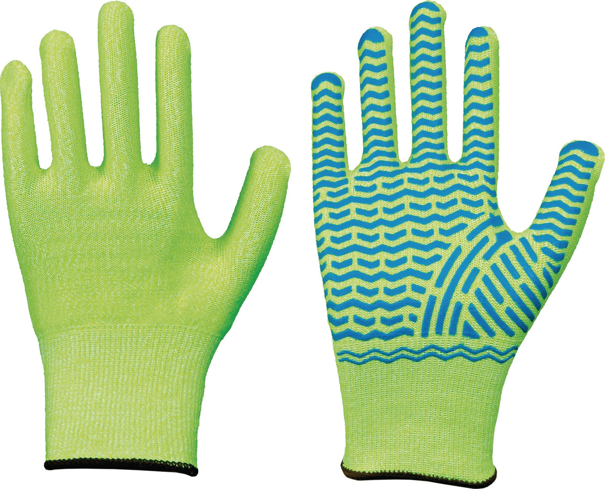 LEIPOLD Schnittschutzhandschuhe Solidstar 1447 Gr.9 neongrün EN 388 PSA II 12 Paar