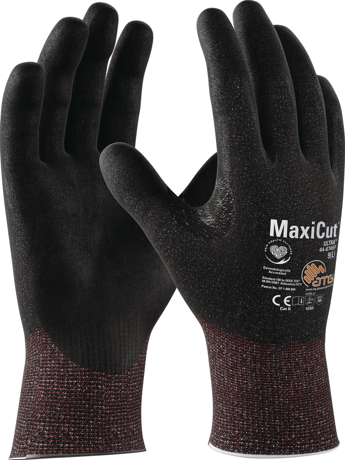 Schnittschutzhandschuhe MaxiCut® Ultra™ 44-6745F Gr.8 von ATG – Schnittschutzlevel F