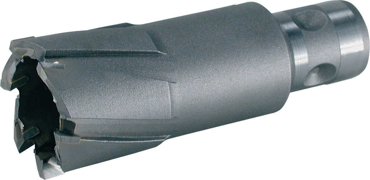 RUKO Kernbohrer 12 mm Vollhartmetall Schnitttiefe 50 mm Quick IN für Stahl und Edelstahl