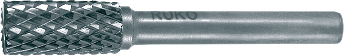 RUKO Frässtift ZYAS Hartmetall 3 mm KVZ 4 mit Stirnverzahnung DIN 8033