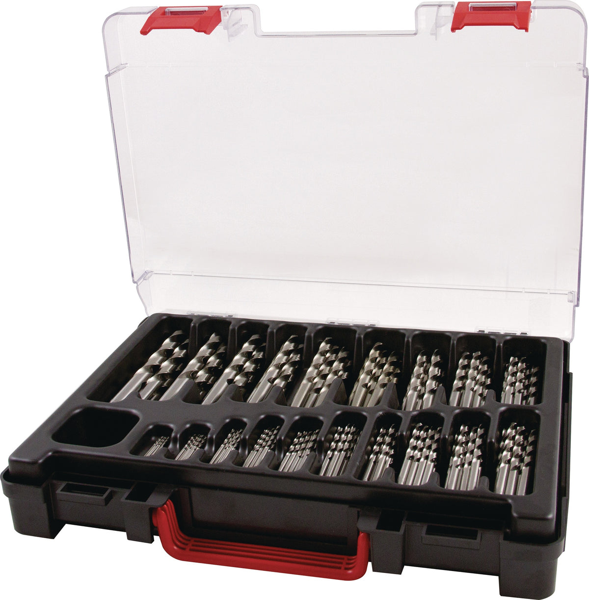 RUKO Spiralbohrermagazin DIN 338 Typ N 1-10 mm HSS 170-teilig im Kunststoffkoffer