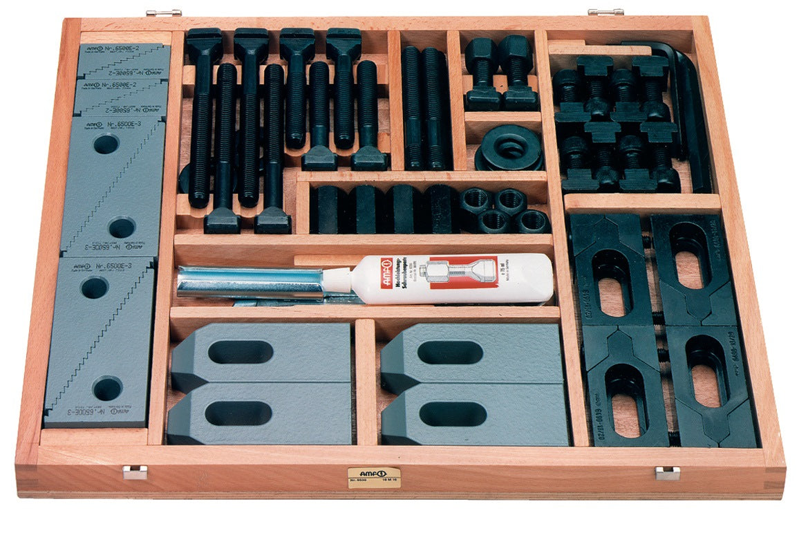 AMF Spannwerkzeugsortiment Nr. 6530 M14 x 16 mm 49-teilig für T-Nuten