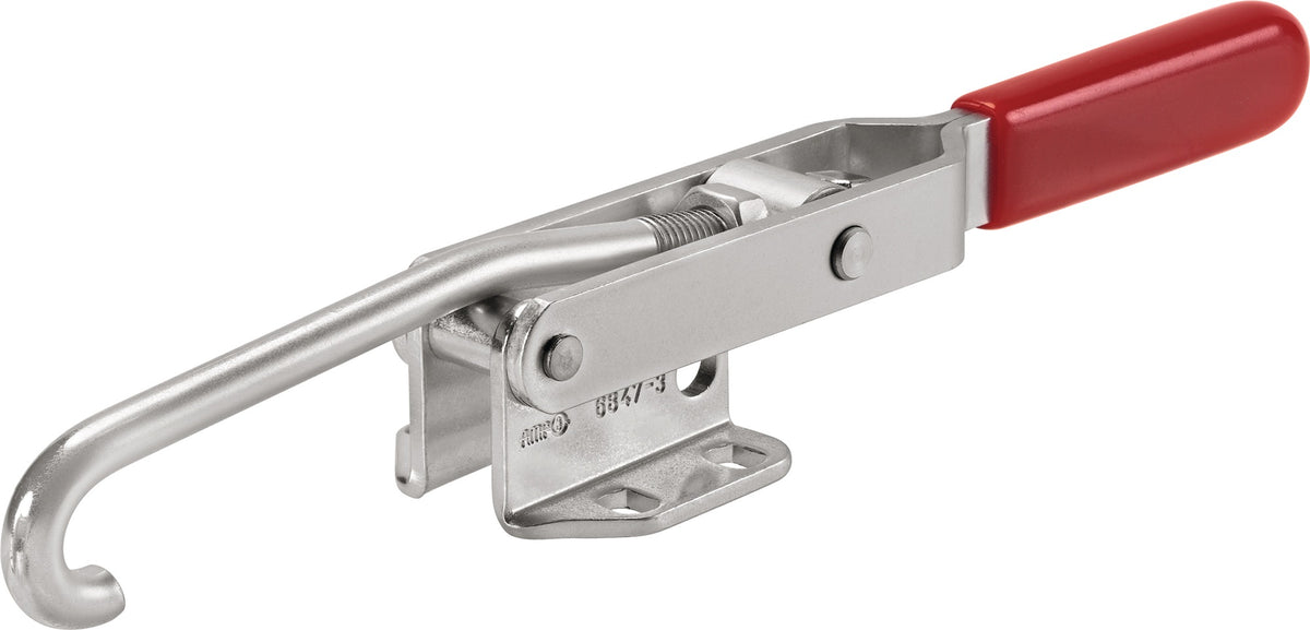 AMF Verschlussspanner Nr. 6847NI Gr. 1 horizontal aus Edelstahl – für Lebensmittelindustrie