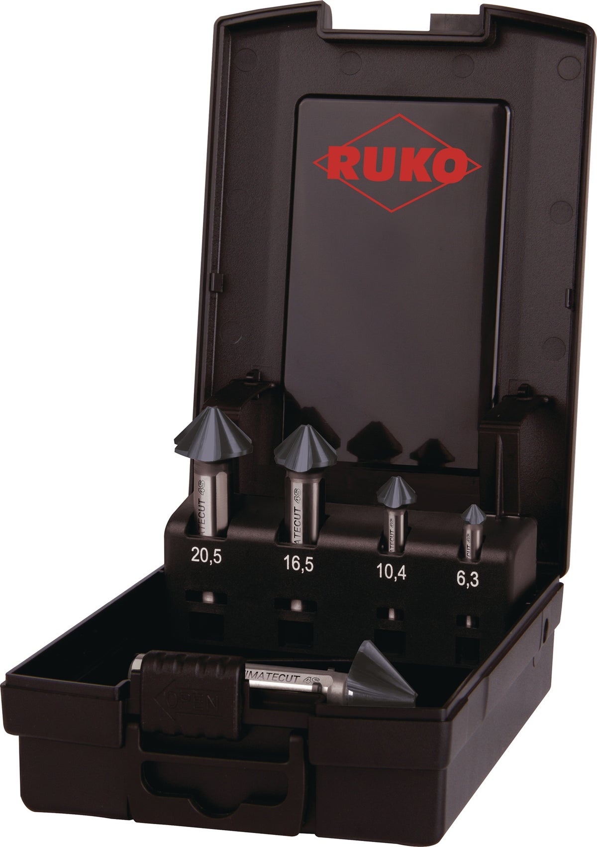 RUKO Kegelsenker-Satz 90° ULTIMATECUT 4S HSS 6,3-25,0 mm – RUnaTEC