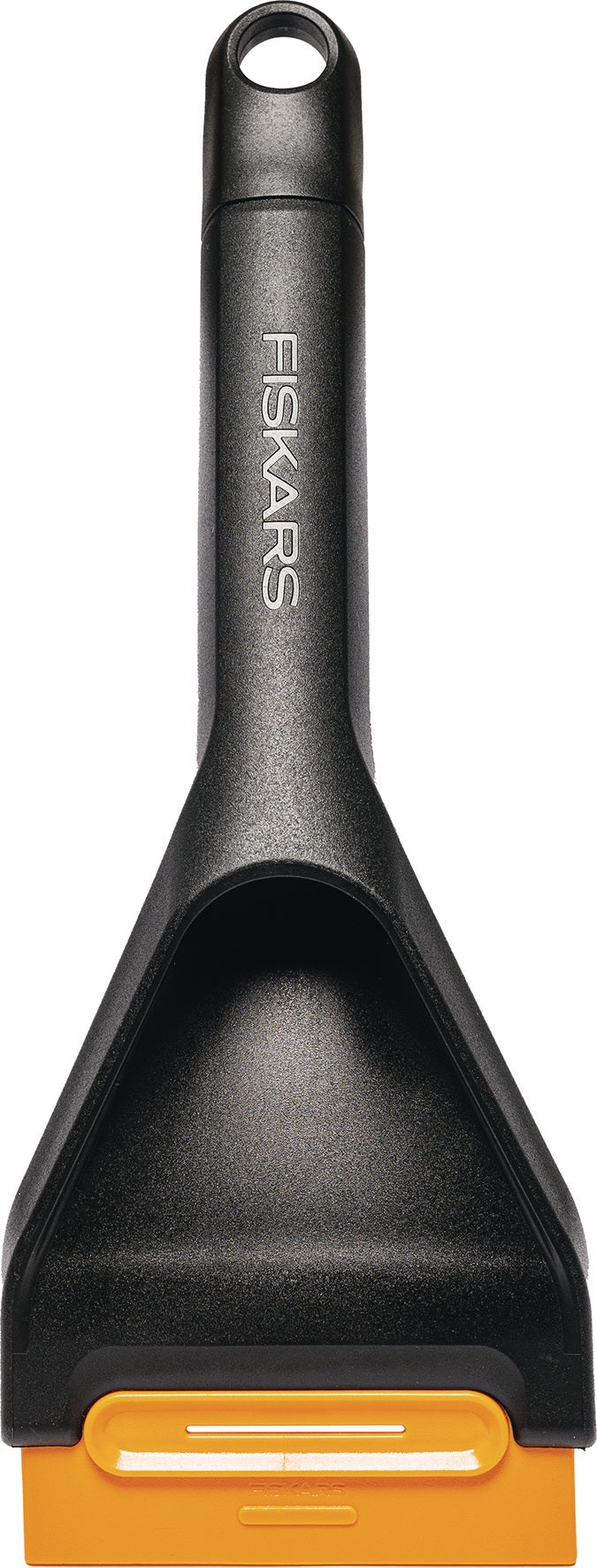 FISKARS Eiskratzer Solid mit Eisschabkante 93 mm, 26,4 cm, schwarz/orange, Kunststoffgriff