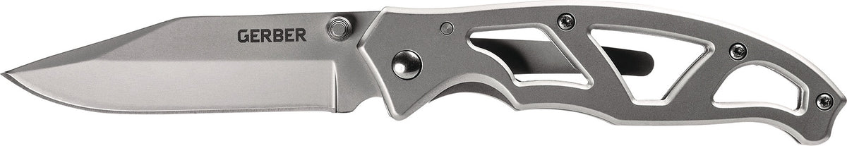 GERBER Klappmesser PARAFRAME I – Einhandmesser mit 76 mm Edelstahlklinge und Frame Lock