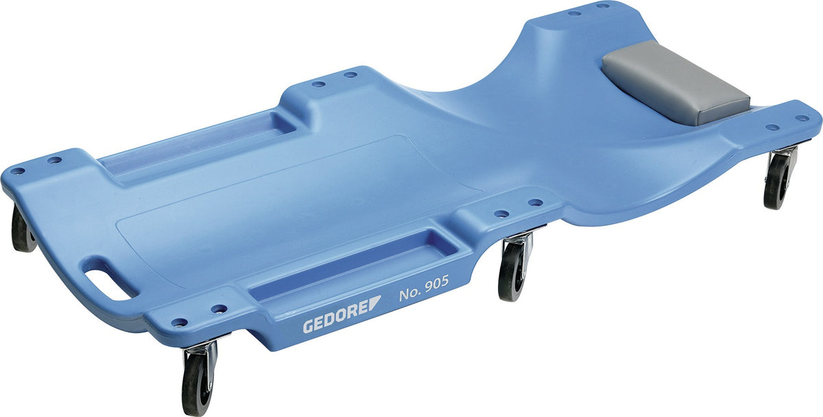 GEDORE Rollbrett 905 B – 130 kg Tragkraft, Polypropylen, 1000 x 480 mm