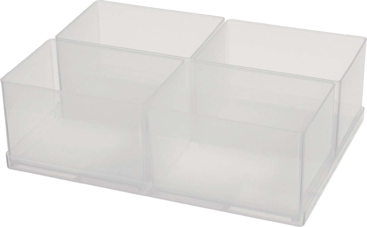 RAACO Einteilungset A 9-3 6-teilig – Transparente Ordnung für Werkzeugkoffer & Sortimentskästen
