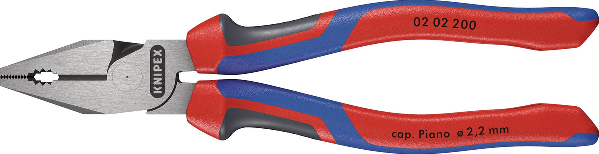 KNIPEX Kraftkombizange 180 mm mit Comfort-Griff – 35 % Kraftersparnis, poliert