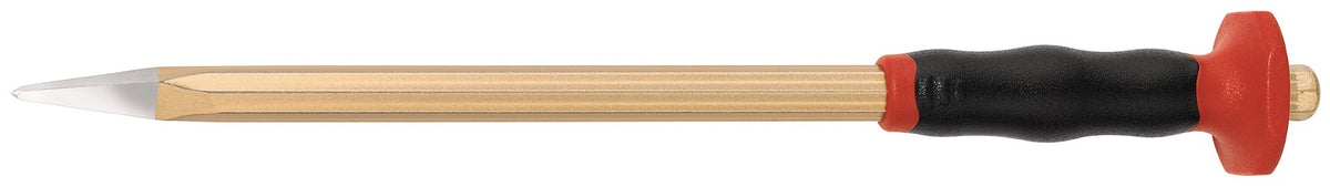 RENNSTEIG Elektrikerspitzmeißel 250 mm – Achtkant-Schaft 10 mm, gehärtet, lackiert