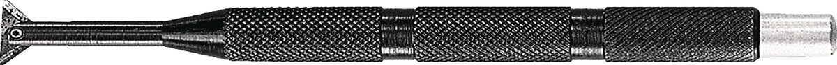 GRATTEC Rückwärtsentgrater Typ R1 für Ø 3–5,5 mm – Schwarz, Aluminiumgriff, HSS-Klinge