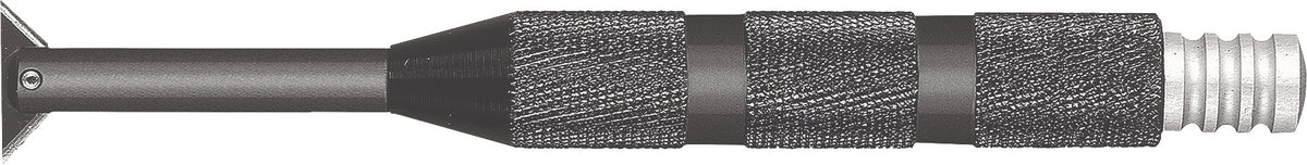 GRATTEC Rückwärtsentgrater Typ R1 für Ø 3–5,5 mm – Schwarz, Aluminiumgriff, HSS-Klinge