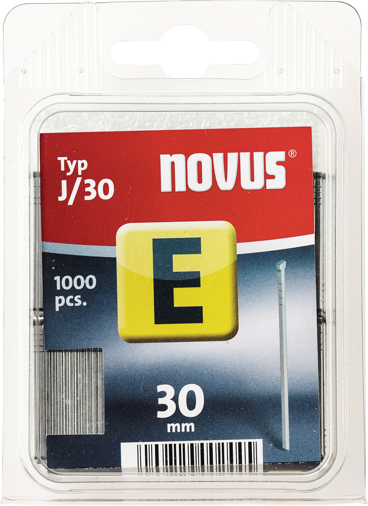 NOVUS Typ J Tackernägel 14 mm mit Kopf, 1,20 mm Draht