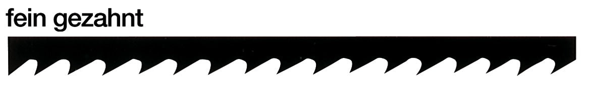 Laubsägeblätter Finis 13 cm Nr. 1 fein von HAUNSTETTER für Metall – 144 Stück