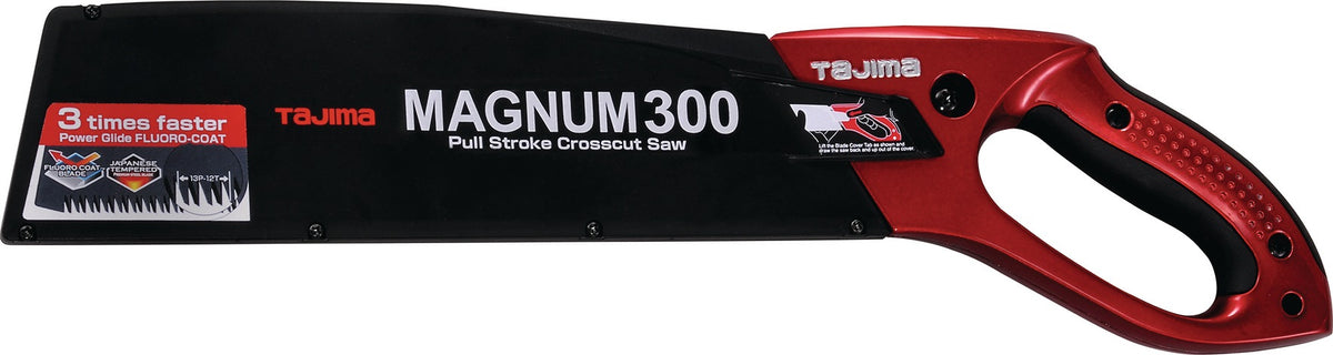 TAJIMA Zimmermannssäge Magnum 300 mm mit 2K-Griff und 13 TPI Zahnung