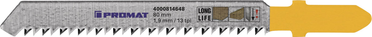 PROMAT Stichsägeblatt 80 mm BIM T 101 AiF für Laminat, Parkett & dünne Hölzer