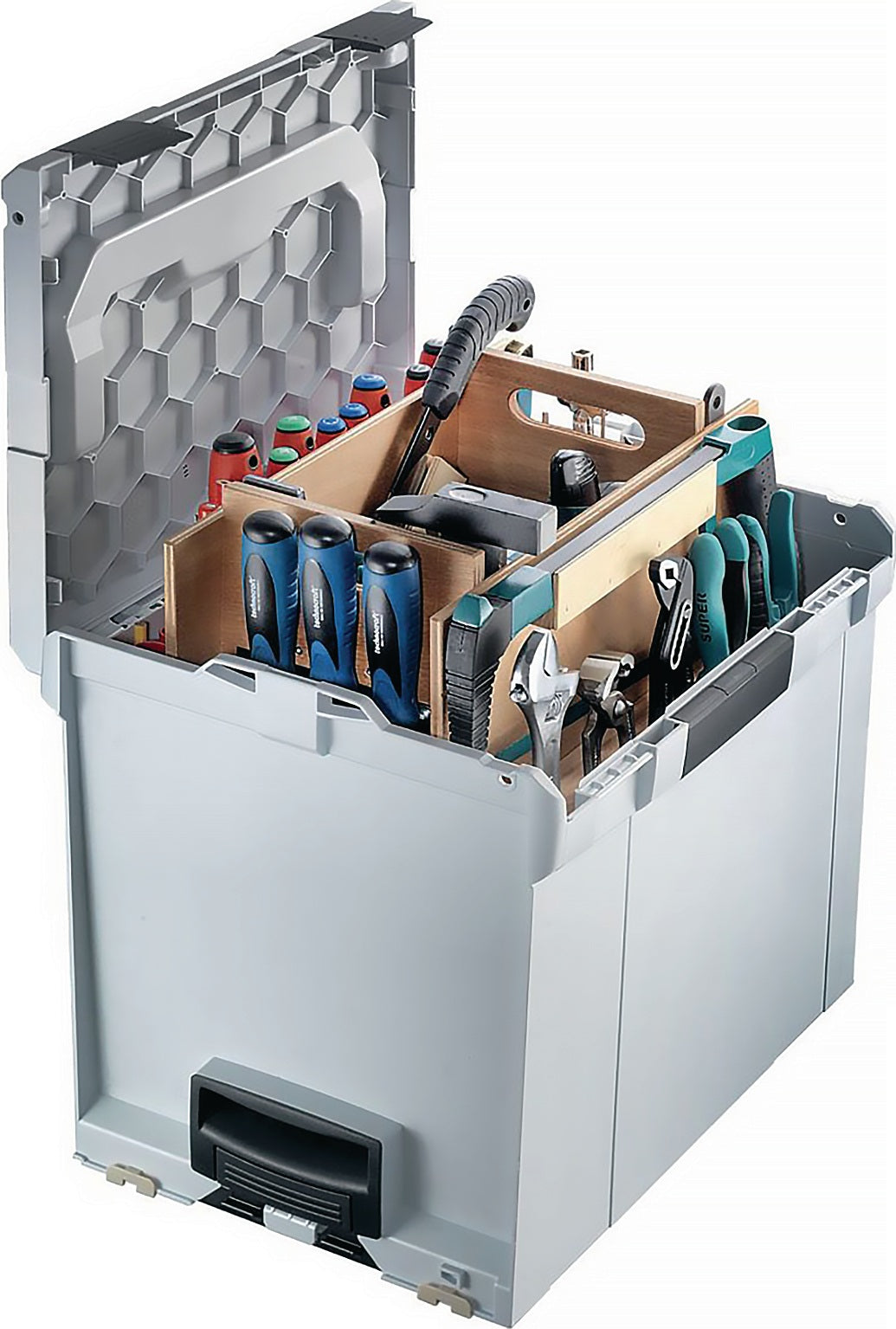 TIXIT Werkzeugsortiment 81-teilig in L-BOXX® – Mobile Werkstatt für Schreiner