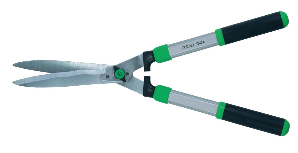 FREUND VICTORIA Heckenschere 5380 mit Wellenschliffschneiden, Blattlänge 240 mm, teleskopierbar