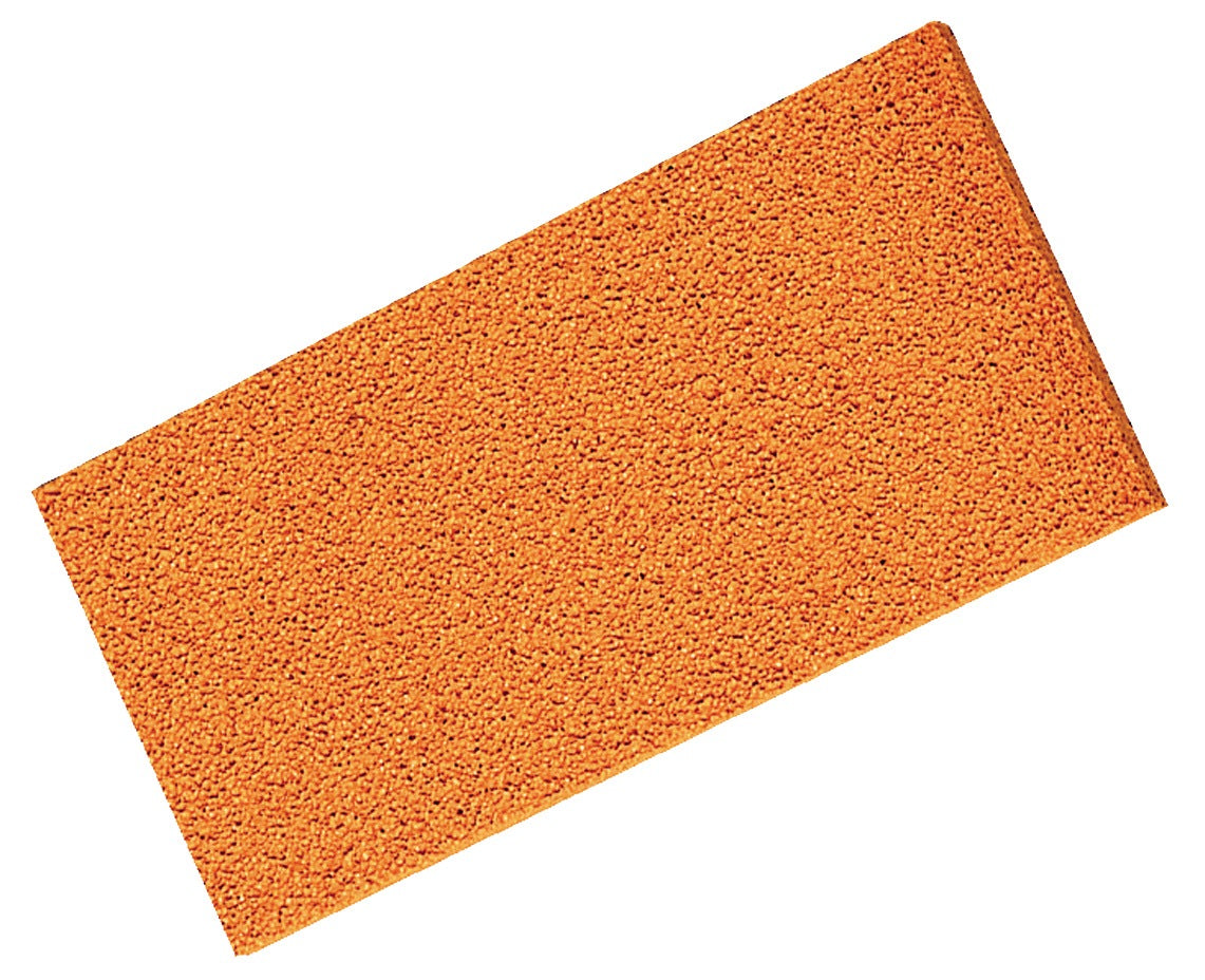KRONEN-HANSA Schwammgummiauflage 280x140x10 mm grob orange für Reibebrett