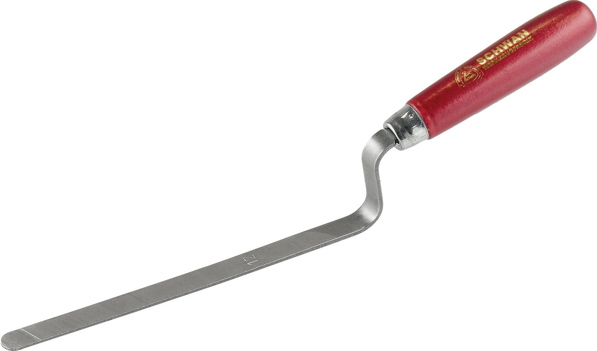 Hamburger Fugenkelle 310 mm von SCHWAN – konisch geschliffener Kohlenstoffstahl