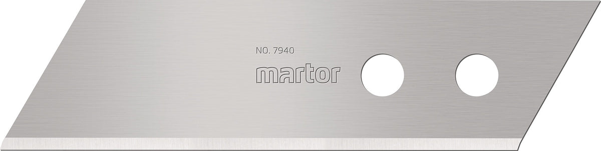 MARTOR Styroporklinge Nr. 7940 – 10 Stück, 71,2 x 17,7 x 0,5 mm, für SECUNORM 380/540 & ARGENTAX TAP-O-MATIC