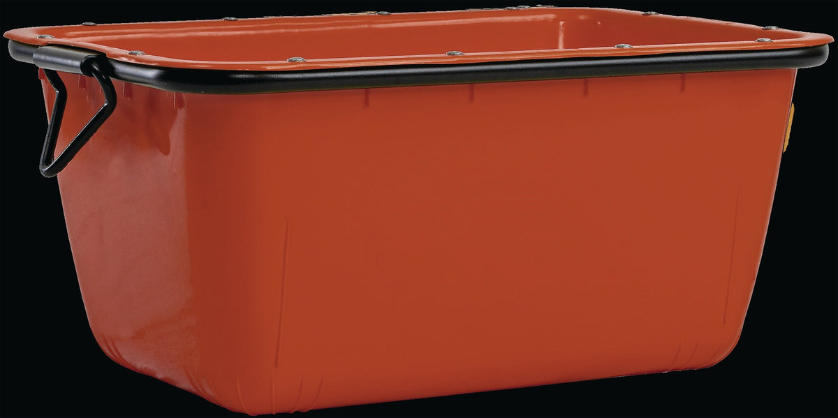 WEMAS Fertigmörtelbehälter 200 l rot – robuster HDPE-Transportbehälter, kranbar & stapelbar