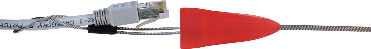 RUNPOTEC RUNPOFIX Kabelziehschlaufe 4-teilig mit Schutzkappe und Haken