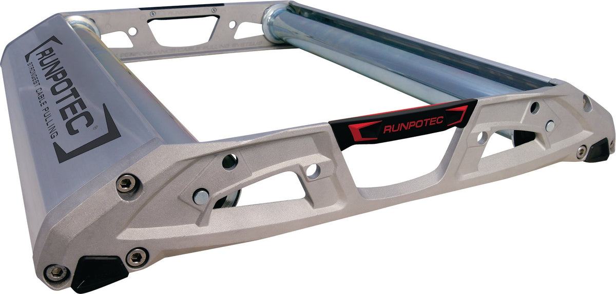 RUNPOTEC Kabelabroller PRO 670 – Ø 1000 mm, Tragfähigkeit 215 kg, Trommelbreite bis 67 cm