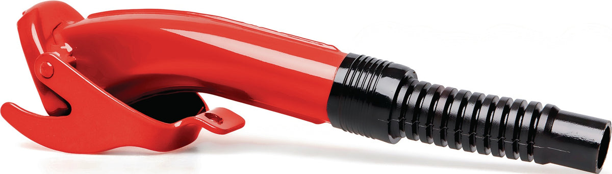 VALPRO Ausgießstutzen für Benzin/Diesel mit Filter & Belüftung, flexibel, 280 mm, rot