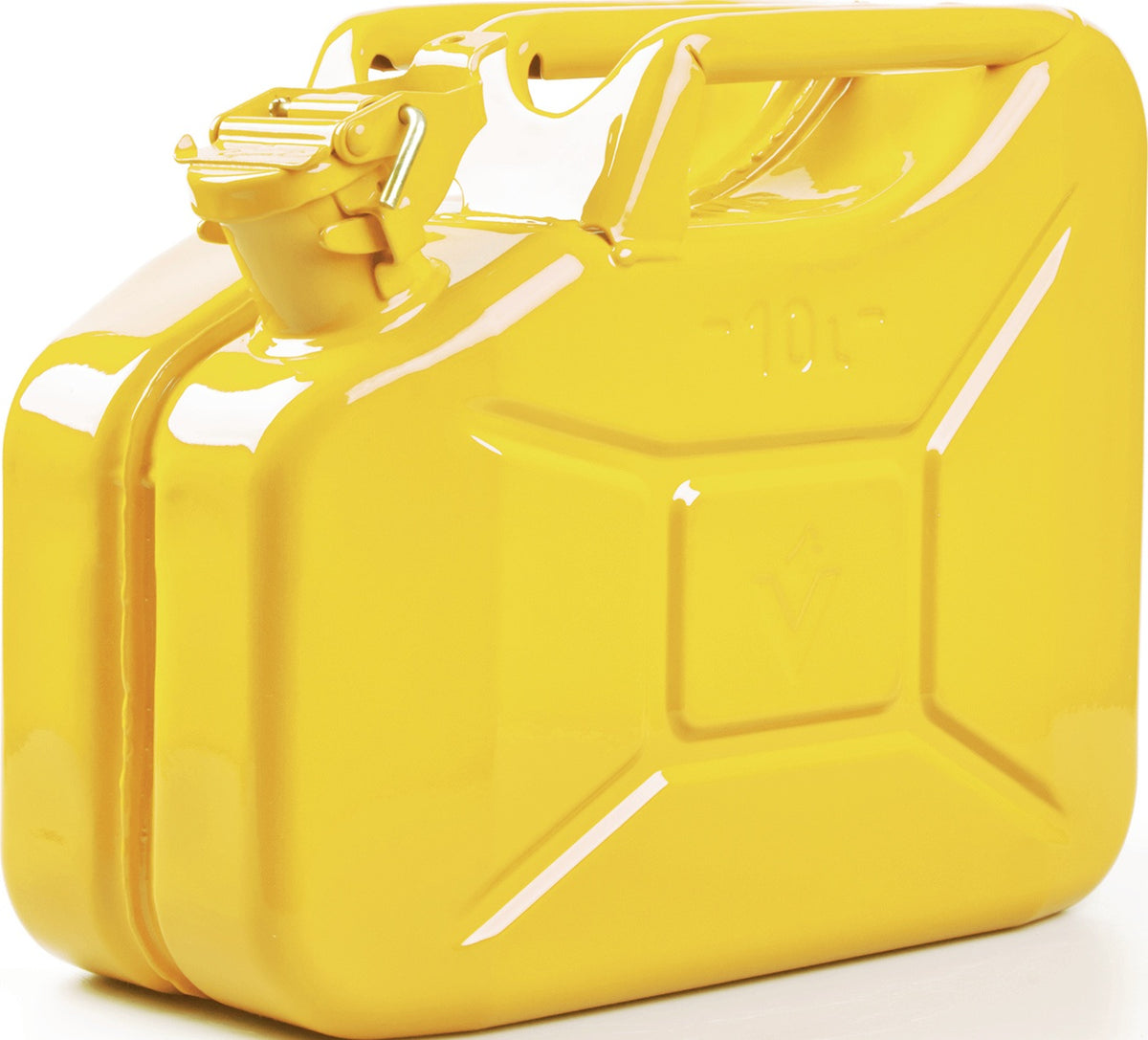 VALPRO Kraftstoffkanister 20 l Schwarz RAL 9005 – Stahlblech 0,9 mm, Bajonettverschluss, DIN 7274