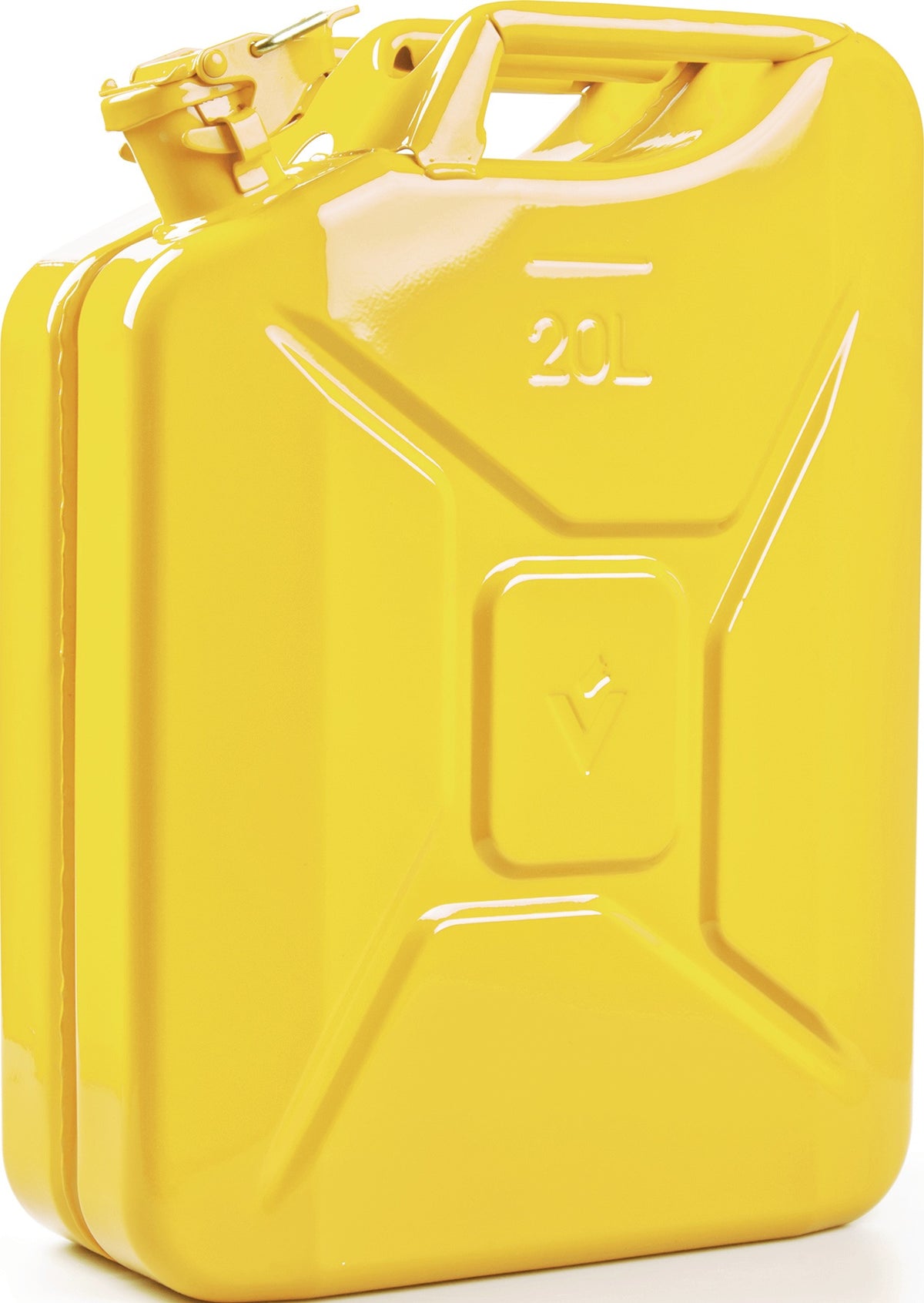 VALPRO Kraftstoffkanister 20 l Schwarz RAL 9005 – Stahlblech 0,9 mm, Bajonettverschluss, DIN 7274