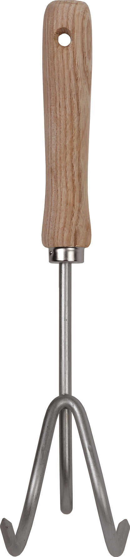 Grubber 75 mm 3 Zinken von TALEN TOOLS – Stahl/Holz für Garten- und Landschaftsbau