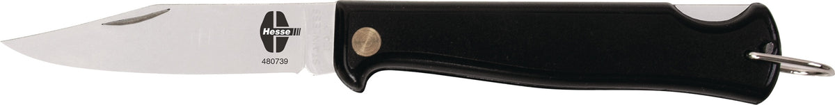 HESSE Arbeitsmesser mit Arretierung, rostfreier Klinge und Kunststoffschale, 170 mm