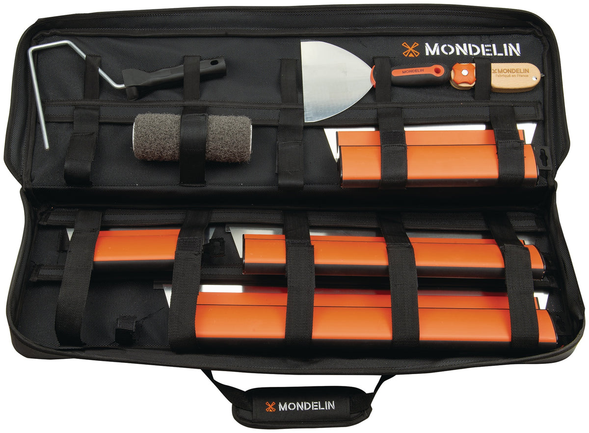 MONDELIN Trockenbauset 9-teilig für Gipskarton und Spachtelung – Maler & Trockenbauer PLUS