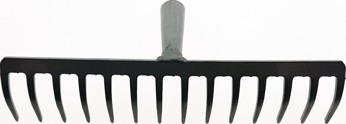 KRUMPHOLZ Gartenrechen ohne Stiel 355 mm Arbeitsbreite mit 14 Zinken