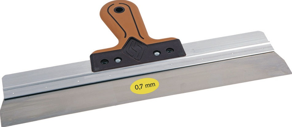 Super Prof Flächendekorspachtel 220 mm Softgriff Edelstahlblatt 0,4 mm