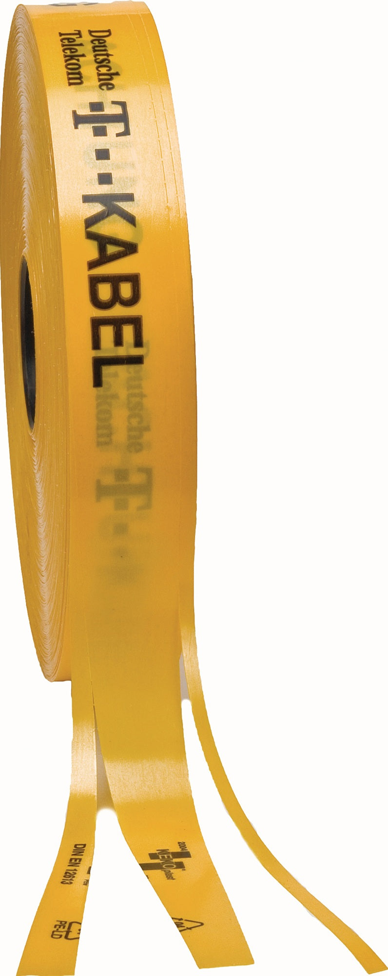 KELMAPLAST Trassenwarnband Achtung Deutsche Telekom, 50 mm x 250 m, gelb, mit Sollbruchstellen