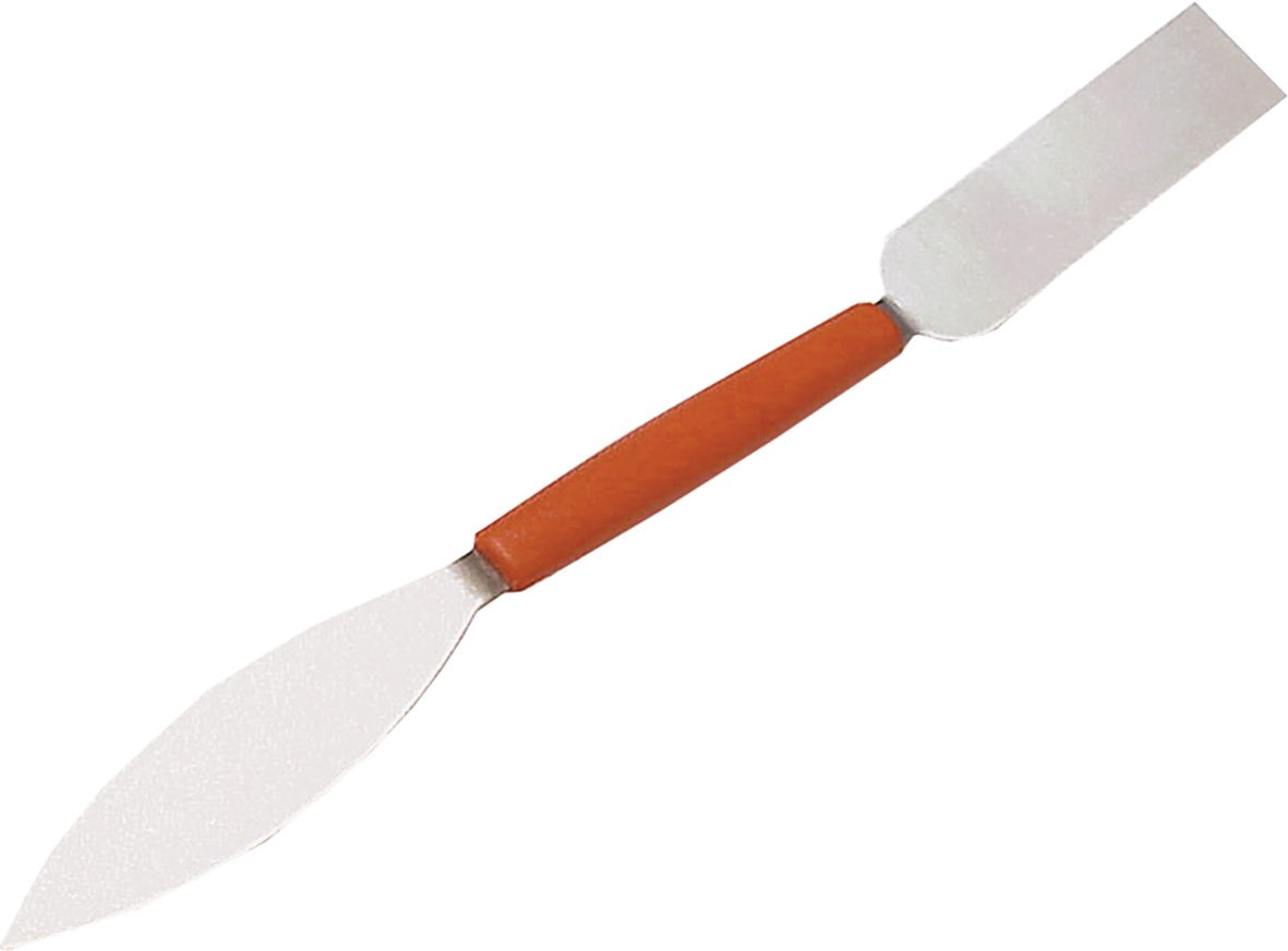 HAROMAC Stukkateureisen 10 mm – Rostfreier Edelstahl mit Kunststoffgriff Rot