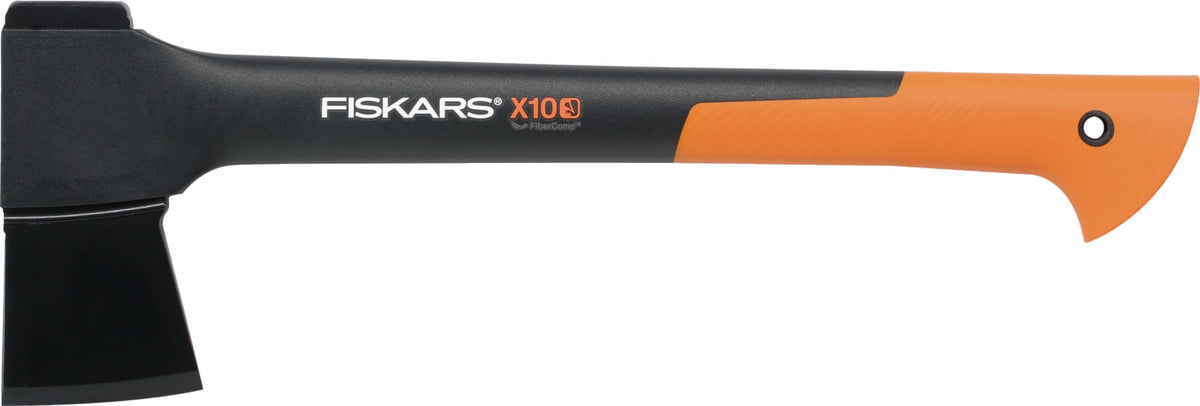 Fiskars Universalaxt X7-XS, 355 mm, 650 g, großes Blatt, rutschfester 3D-Griff